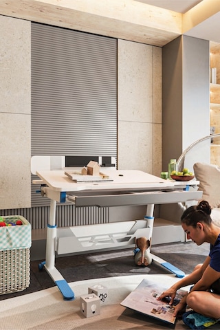 Sirius Standart Yükseklik Ve Eğim Ayarlı, Bilgisayar Ve Oyuncu Masası, Ofis Ve Çalışma Masası Mavi Gri