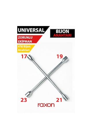 Universal 4 Lü Bijon Anahtarı Oto Tamir Ve Yol Yardım Aparatı