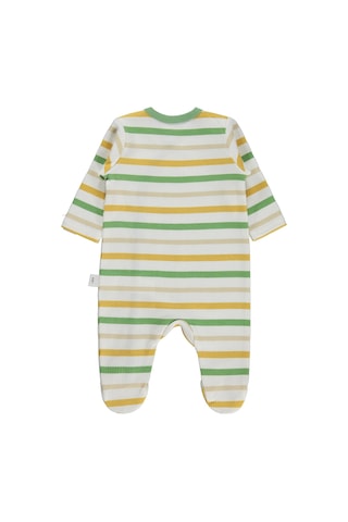 Civil Baby Çizgili 1-9 Ay Tulum - Ekru 08330Y05226S1
