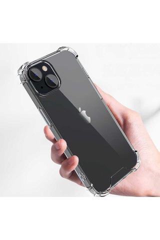 Apple iPhone Uyumlu 14 Frm Nitro Anti Shock Silikon renksiz