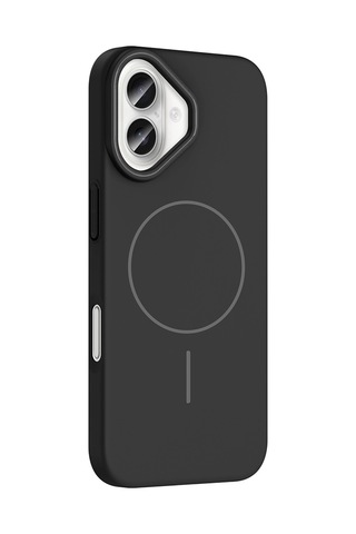 Ariatech Apple Uyumlu iPhone 16 Kılıf Magsafe Şarj Özellikli Ruby Silikon Kapak - Lacivert Lacivert
