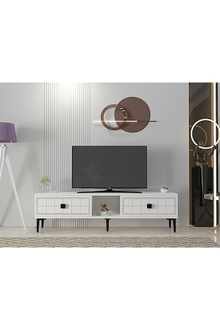 Tsa1501b - Yuka Tv Stand Beyaz 150cm Beyaz