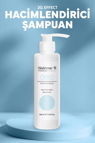 Sisteme 11 Hacimlendirici Şampuan 250 Ml Hacimsiz