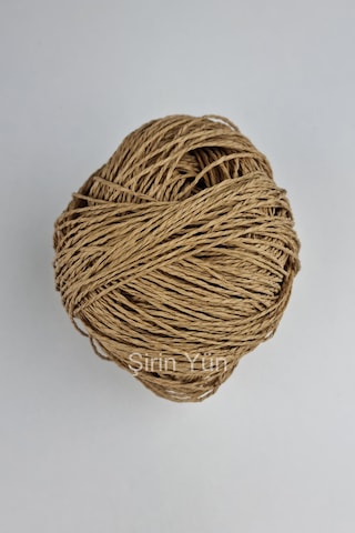 Sarılmış Kağıt İp 100 Gram Bej Sarılmış Kağıt İp 100 Gram Bej