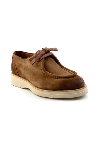 Bambi Taba Leather Erkek Loafer Ayakkabı E01901404602 Taba
