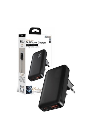 65w Gan Pd Hızlı Şarj Adaptörü 1xusb 1xtype-c Yenilikçi H