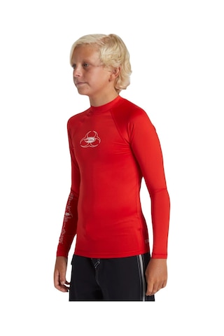 Quiksilver Aqbwr03053 Saturn Upf50 Ls Erkek Çocuk Rashguard Kırmızı