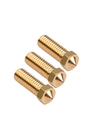 Dancemonkey 3 Adet Yüksek Kaliteli Pirinç 3d Yazıcı Nozulu - 0.6mm Çıkış, M6 Dişli, Sidewinder X1 Ve Tevo Uyumlu, Yeni Malzemede