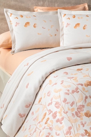 Puffy Diana Çift Kişilik Pike Takımı - Pudra