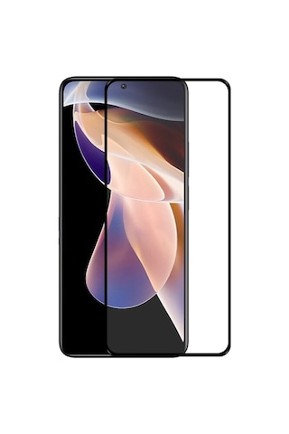 Xiaomi Redmi Note 11 Pro 5g İle Uyumlu Şeffaf Ekranı Tam Kaplayan 5d Cam Kırılmaz Cam Ekran Koruyucu