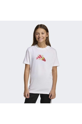 Adidas Ka0536 J Food T Çocuk Tişört Beyaz