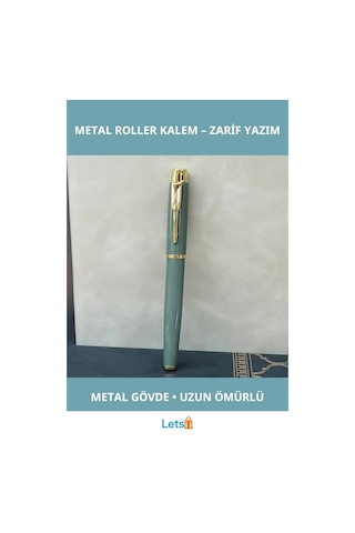 Şık Metal Roller Kalem Zarif Ve Dayanıklı İmza Kalemi Çok Renkli
