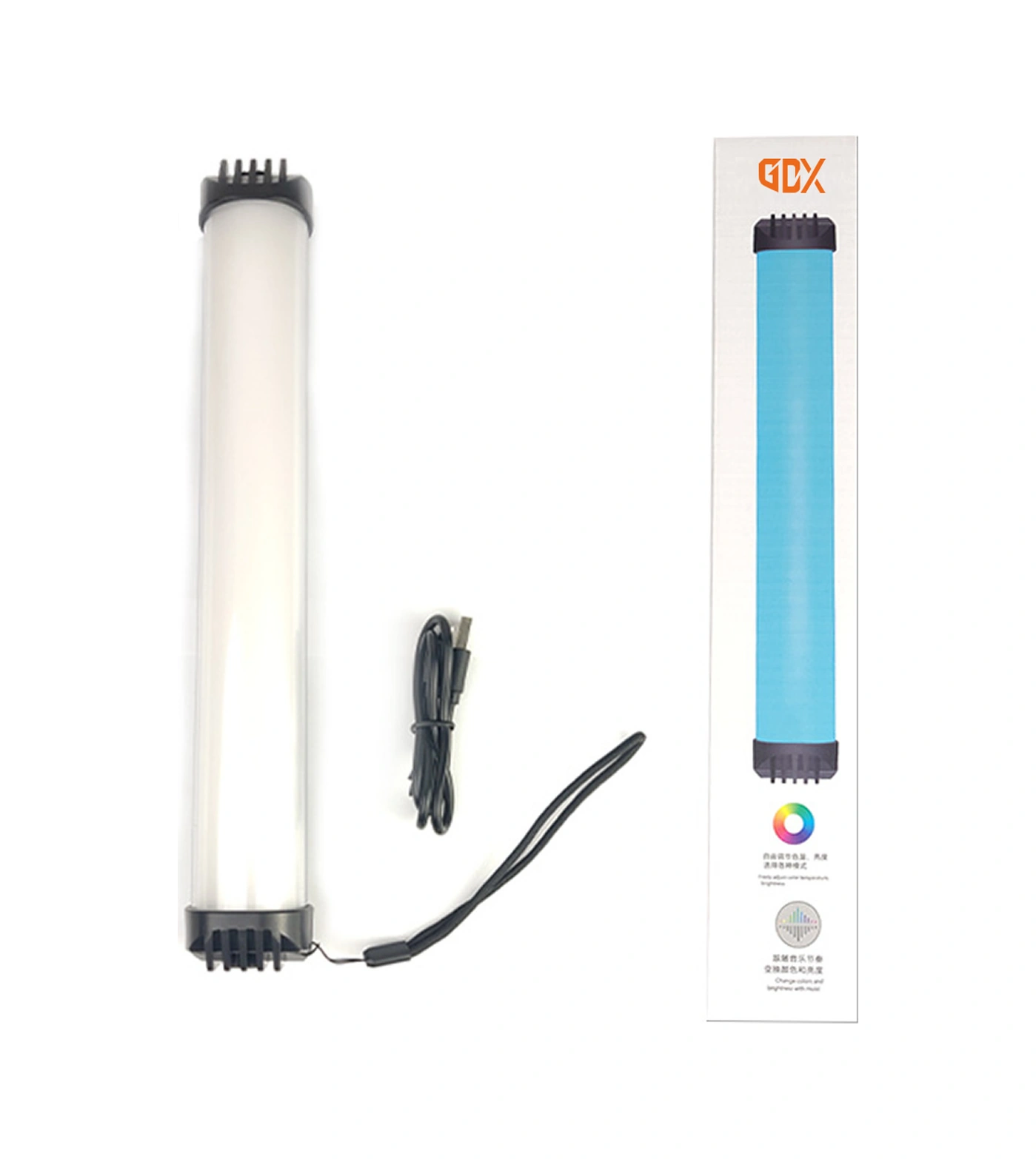 Gdx Tb-30 Iı Rgb Led Video Ve Fotoğraf Tüp Dolgu Işık Uzunluk: 30 Cm