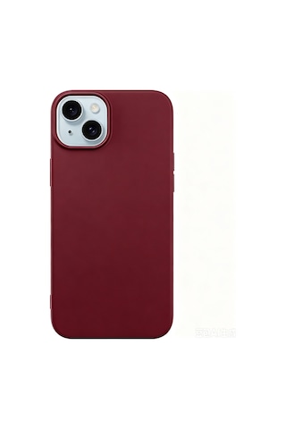 iPhone 15 Kılıf Lansman Kapak Lsr Mürdüm