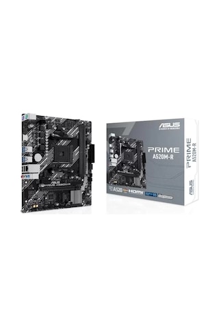 Asus Prıme A520m-r Ddr4 5100mhz 1xhdmı 1xm.2 Usb2.0 Matx Am4 Amd Am4 5000/4000 /3000 Serisi İle Uyu