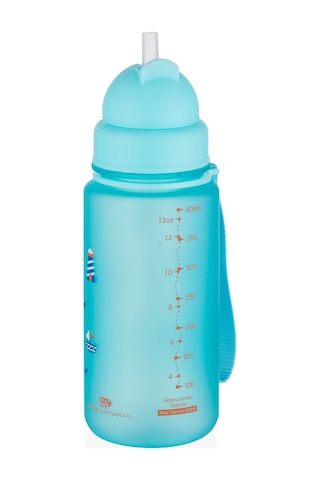 Uzspace 3024 400Ml Okyanus Mavisi Desenli Yeni Seri Su Matarası