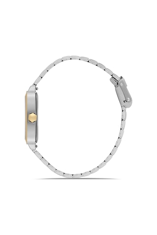 Ferro Fl21626awt-d3 Quartz Çift Kordonlu Lacivert Kadran 22 Mm Kadın Kol Saati Altın