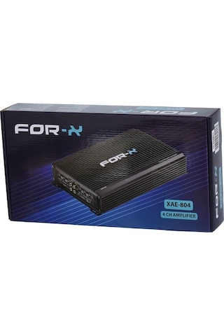 For-x Xae-804 4 Channel Bass Kontrollü Oto Amfi Xae-804