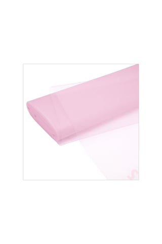 Süsleme Tülü Kristal Tül, 3 Mt En X 1 Mt Uzunluk - Pembe 0-99