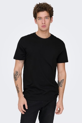 Only & Sons Erkek T Shirt 22025208 Siyah