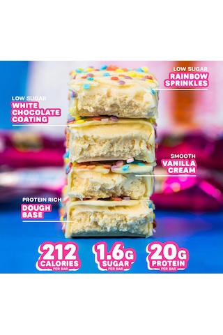 Grenade High Protein, Low Sugar Bar - Candy Bar Birthday Cake, 12 X 60 Gr