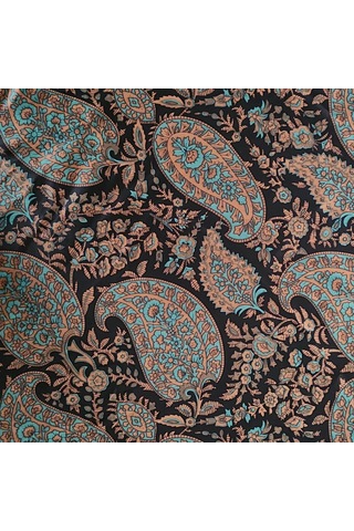 Hedea Baharat Yolu Saten Fular 70x70 Cm Çok Renkli