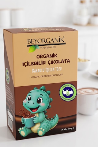 Organik İçilebilir Çikolata 20 Adet 10gr Pestisit Analizli 10 G