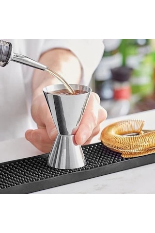 Perlotus 2/4 Çelik Jigger Kokteyl Ölçek