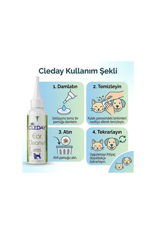 Kedi Ve Köpekler İçin Kulak Temizleme Solüsyonu