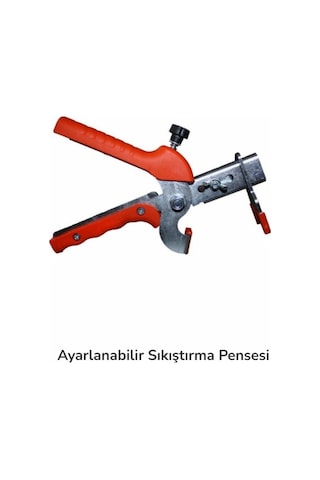 Seramik Seviye Tespit Sıkıştırma Pensesi, Metal