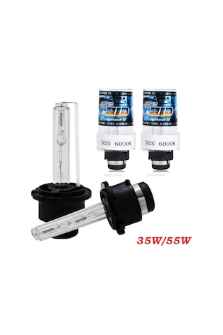 2 Adet D2S 6000K Xenon Ampulü 12 Volt Kampanyali 1.Kalite Ürün 325042829