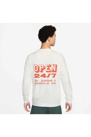 Nike Dri-fıt Fleece Long Sleeve Crew Gfx