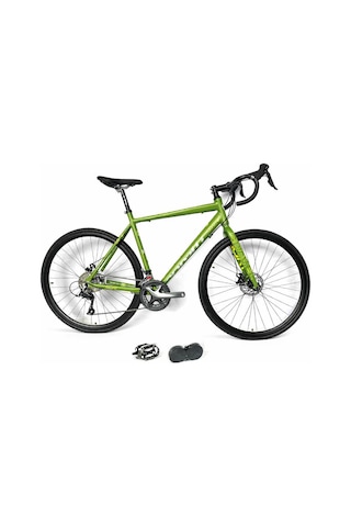 Corelli Goat 1.0 54cm Yeşil Gri Sarı Gravel Yol Bisikleti Yeşil