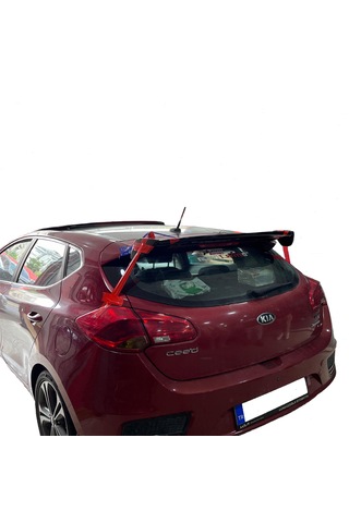 Kia Ceed Uyumlu 2012-2018 Üniversal Plastik Boyasız Spoiler