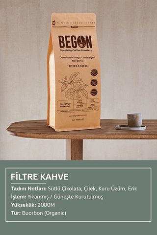 Nord Kivu Nitelikli Filtre Kahve Öğütülmüş Fırsat Paketi 1000g X 2 Adet Filtre