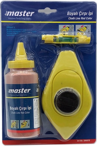 Master Boyalı Çırpı Ipi Kırmızı N11.7