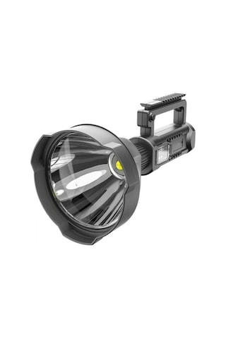 Wondernest W590 P50 10w Led El Feneri, 4 Modlu Dış Mekan Feneri, Tripodlu Siyah Dünya Aydınlatma Siyah