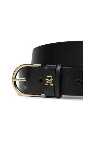 Tommy Hilfiger Tommy Hılfıger Kadın Kemer Aw0aw16836-bds Siyah