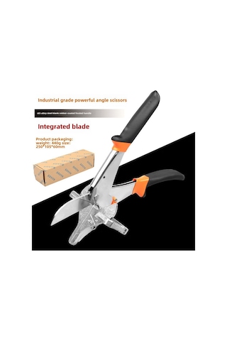 Geeksen Ahşap İşleri İçin Çok Fonksiyonlu Açı Kesici - 45 -90 Dik Açı, Kavisli Kenar Ve U-şekilli Bant Kesimi, Dayanıklı Ve Ergonomik Tasarım