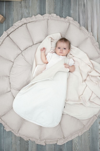 Mordesign Bebek Yatağı Ve Oyun Halısı, Babynest, Yenidoğan Oyun Halısı, Açılır/kapanır Yatak, Bloom Serisi 135 X 135 Bej