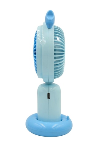 Bigmate Mini El Fanı Taşınabilir Serinletici Işıklı Şarjlı Vantilatör 2 Kademeli Hız Ayarı Ym88178