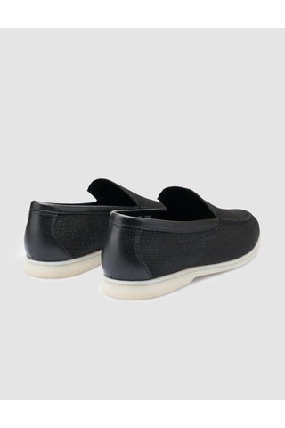 Cabani Leros Triko Siyah Erkek Loafer