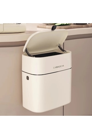 Maoyaya Ev Banyo Asılı Çöp Kutusu - Büyük Kapasiteli, Kare Çok Renkli Çok Renkli