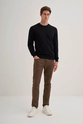 Cazador Slim Fit Siyah Erkek Sweatshirt 56100