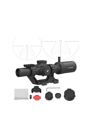 Victoptics S10 Lpvo 1-10 24 Sfp Tüfek Dürbünü 1-parça Extreme High Picatinny Ar Montaj Kitli Opsl137
