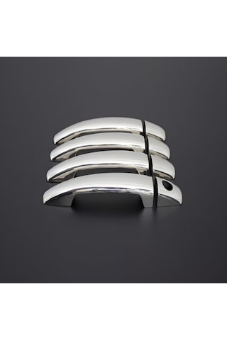 Peugeot 3008 Uyumlu 2016-2024 Krom Kapı Kolu 4 Kapı Paslanmaz Çelik