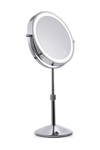 Ctbx Masaüstü Çift Taraflı Led Işıklı Makyaj Aynası 7 Kat Büyütme 7''