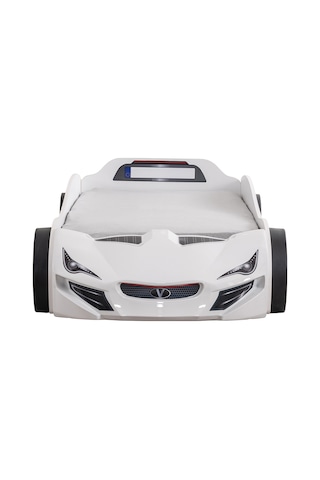 Arabalı Yatak, V-sport Arabalı Karyola - Beyaz