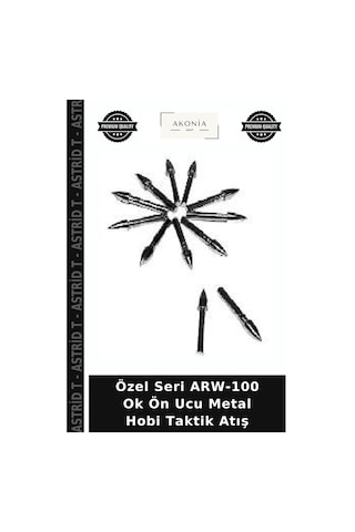 Özel Seri Arw-100 Ok Ön Ucu Metal Hobi Taktik Atış