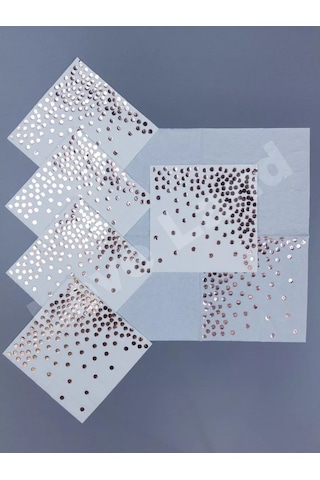 Love Land Parti İçin Kağıt Mendiller Doğum Günü Kutlaması İçin 24 Adet 177629308 Beyaz